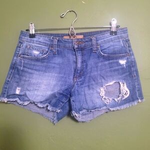 Joe’s Jeans Distressed Denim Cutoff Shorts — Size 28